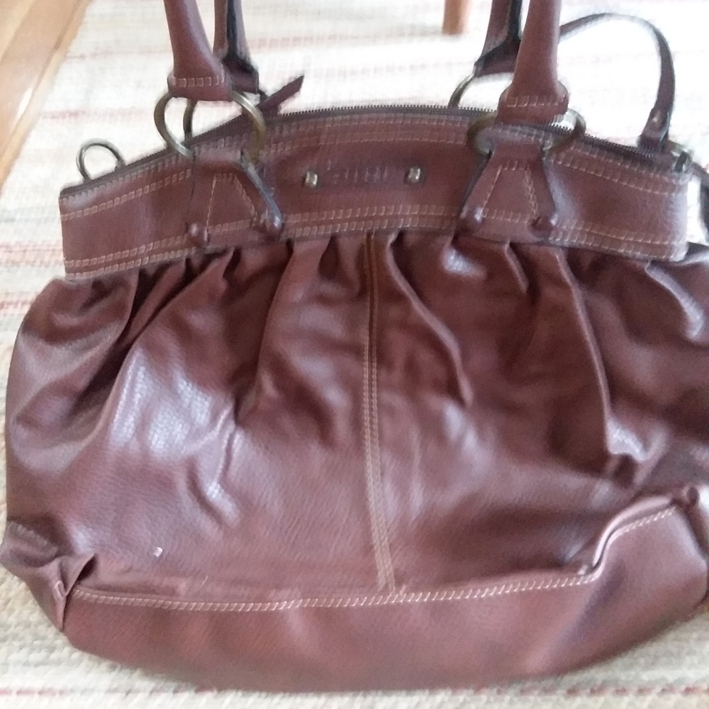 Brown shoulder bag
